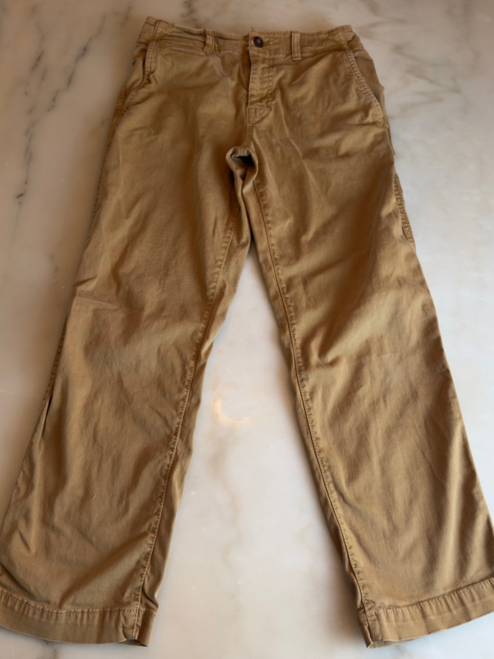 American Eagle Outfitters Men's Khaki Chino Pants - Light Brown